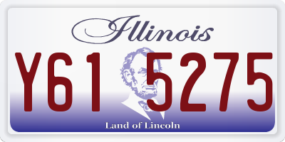 IL license plate Y615275