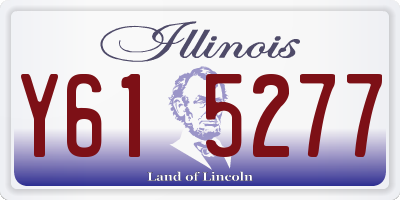 IL license plate Y615277