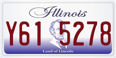 IL license plate Y615278