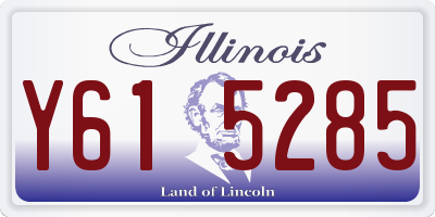 IL license plate Y615285