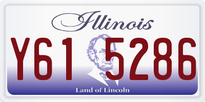 IL license plate Y615286