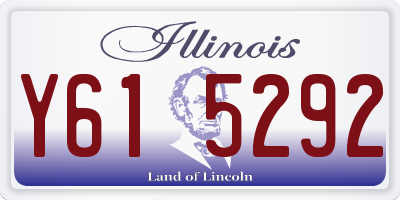 IL license plate Y615292