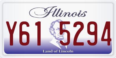 IL license plate Y615294