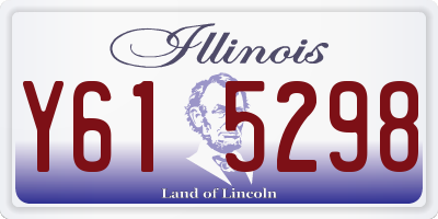 IL license plate Y615298