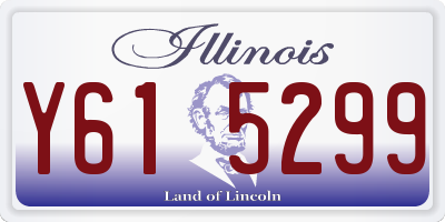 IL license plate Y615299