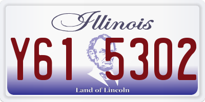 IL license plate Y615302