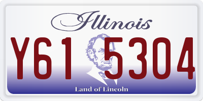 IL license plate Y615304