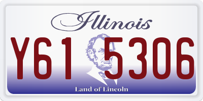 IL license plate Y615306