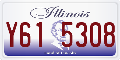 IL license plate Y615308