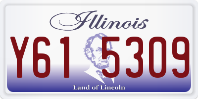 IL license plate Y615309