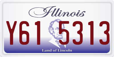 IL license plate Y615313