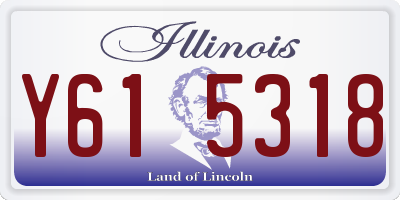 IL license plate Y615318