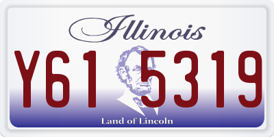IL license plate Y615319