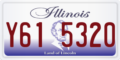 IL license plate Y615320