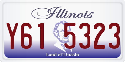 IL license plate Y615323