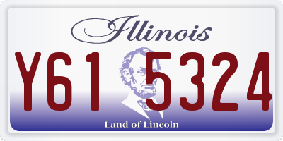 IL license plate Y615324