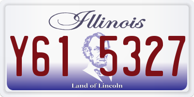 IL license plate Y615327