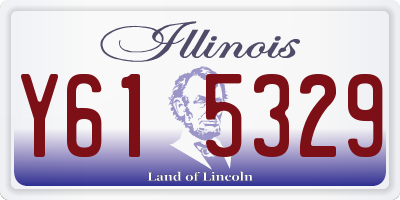 IL license plate Y615329