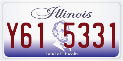 IL license plate Y615331
