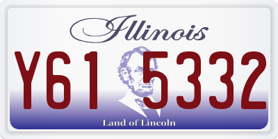 IL license plate Y615332