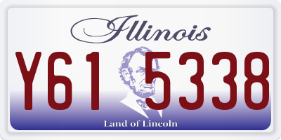 IL license plate Y615338
