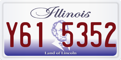IL license plate Y615352