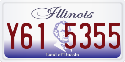 IL license plate Y615355