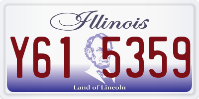 IL license plate Y615359