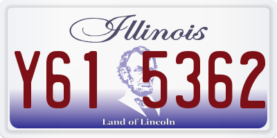 IL license plate Y615362