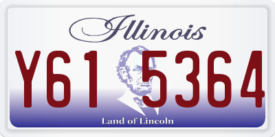 IL license plate Y615364