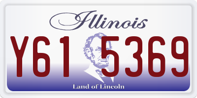 IL license plate Y615369