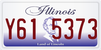 IL license plate Y615373