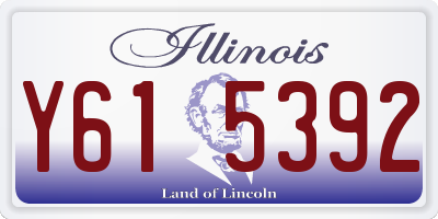 IL license plate Y615392