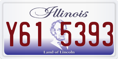 IL license plate Y615393