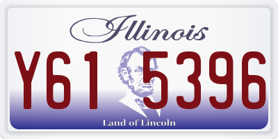 IL license plate Y615396