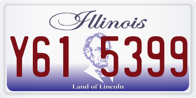 IL license plate Y615399