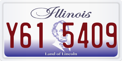 IL license plate Y615409
