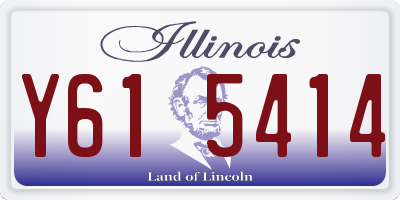 IL license plate Y615414