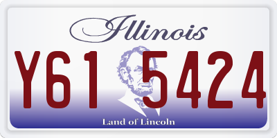 IL license plate Y615424