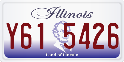 IL license plate Y615426