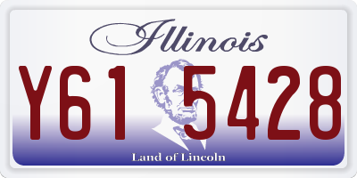 IL license plate Y615428