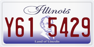 IL license plate Y615429