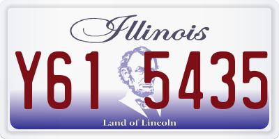 IL license plate Y615435