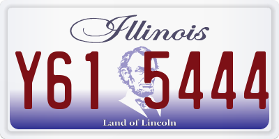 IL license plate Y615444