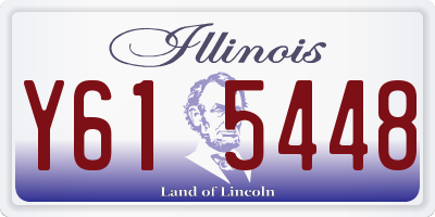 IL license plate Y615448
