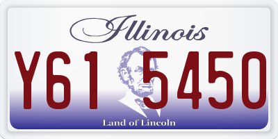 IL license plate Y615450