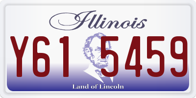 IL license plate Y615459