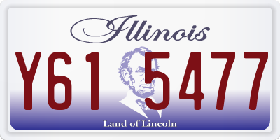 IL license plate Y615477