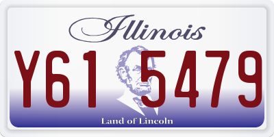 IL license plate Y615479