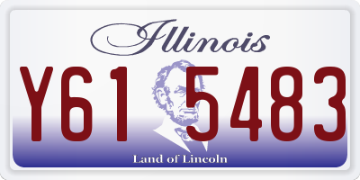 IL license plate Y615483